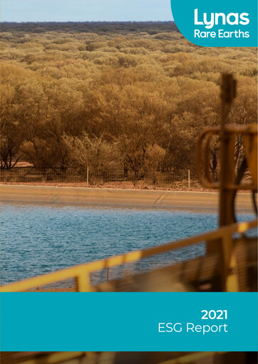 Thumbnail Lynas ESG Report 2021