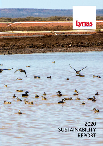 Thumbnail Lynas Sustainability Report 2020