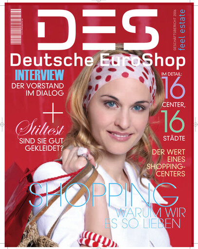 Thumbnail Deutsche EuroShop Annual Report 2006