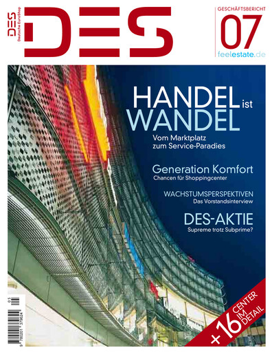Thumbnail Deutsche EuroShop Annual Report 2007