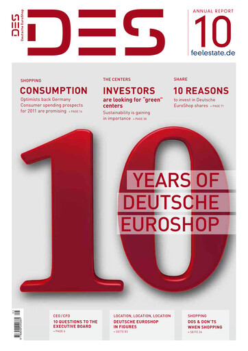 Thumbnail Deutsche EuroShop Annual Report 2010