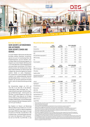 Thumbnail Deutsche EuroShop Half-year Report 2023-h1