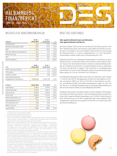 Thumbnail Deutsche EuroShop Half-year Report 2024-h1