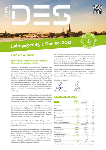 Thumbnail Deutsche EuroShop Quarterly Report 2013-q1