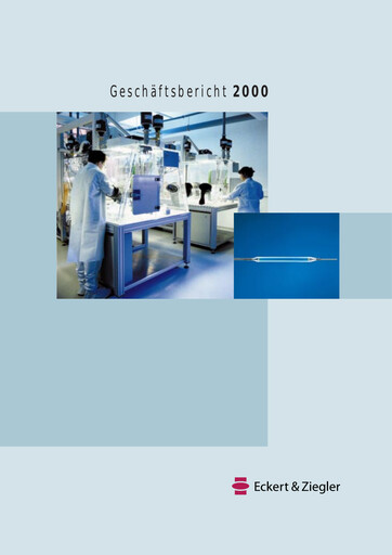 Thumbnail Eckert & Ziegler Annual Report 2000