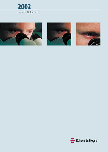 Thumbnail Eckert & Ziegler Annual Report 2002
