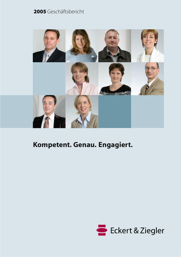 Thumbnail Eckert & Ziegler Annual Report 2005