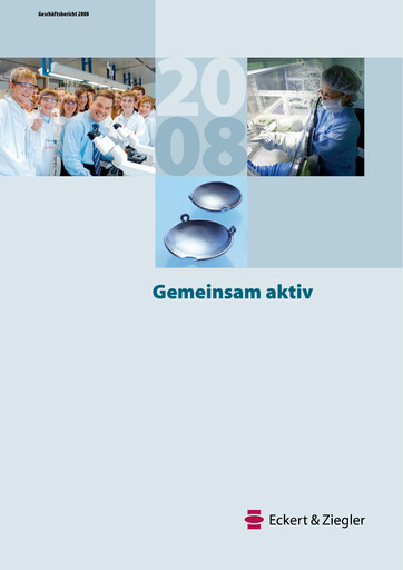 Thumbnail Eckert & Ziegler Annual Report 2008