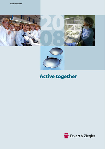 Thumbnail Eckert & Ziegler Annual Report 2008