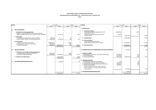 Thumbnail Eckert & Ziegler Financial Statement 2016