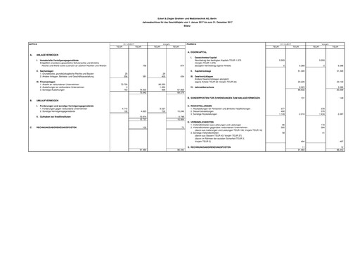 Thumbnail Eckert & Ziegler Financial Statement 2017