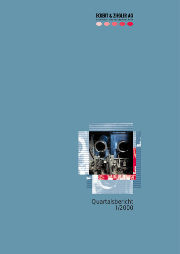 Thumbnail Eckert & Ziegler Quarterly Report 2000-q1