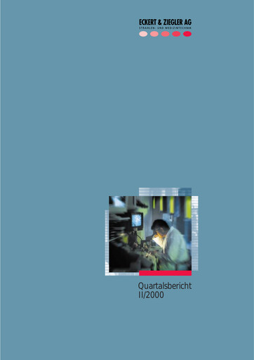 Thumbnail Eckert & Ziegler Quarterly Report 2000-q2
