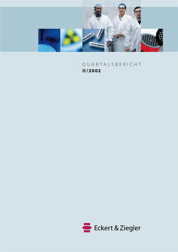 Thumbnail Eckert & Ziegler Quarterly Report 2002-q2