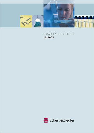 Thumbnail Eckert & Ziegler Quarterly Report 2002-q3