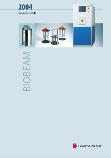 Thumbnail Eckert & Ziegler Quarterly Report 2004-q3
