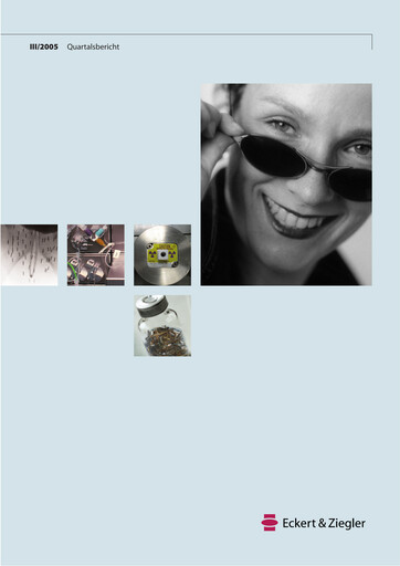 Thumbnail Eckert & Ziegler Quarterly Report 2005-q3