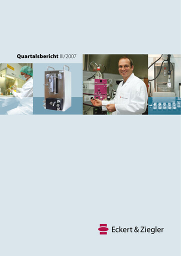 Thumbnail Eckert & Ziegler Quarterly Report 2007-q3