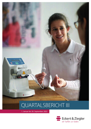 Thumbnail Eckert & Ziegler Quarterly Report 2022-q3