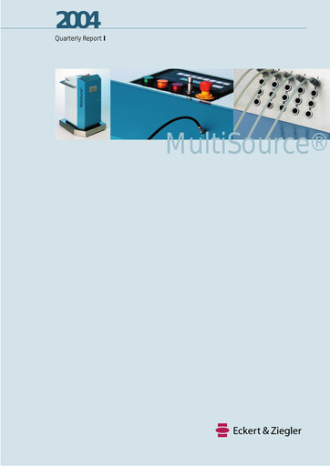 Thumbnail Eckert & Ziegler Quarterly Report 2004-q1