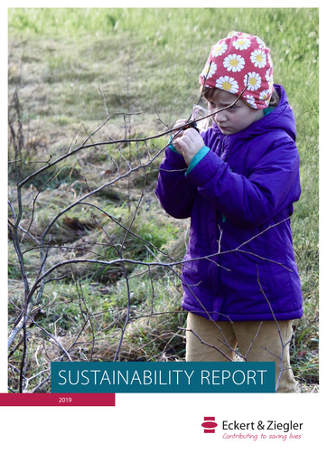 Thumbnail Eckert & Ziegler Sustainability Report 2019