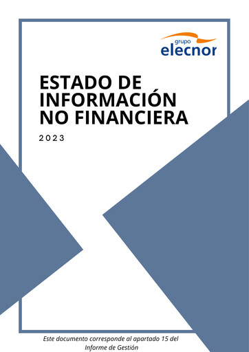 Vorschaubild Elecnor Nachhaltigkeitsbericht 2023