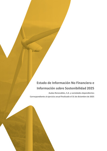 Miniature Audax Renovables Rapport ESG 2025