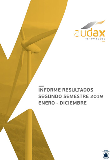 Thumbnail Audax Renovables Financial Report 2019