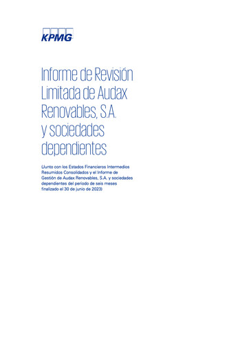 Thumbnail Audax Renovables Financial Statement 2023-h1