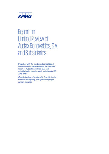 Thumbnail Audax Renovables Half-year Report 2021-h1