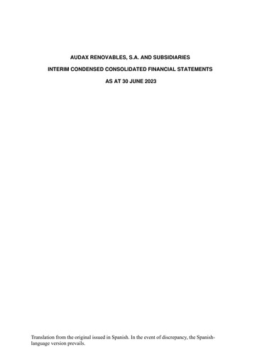 Thumbnail Audax Renovables Half-year Report 2023-h1