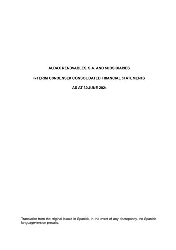 Thumbnail Audax Renovables Half-year Report 2024-h1