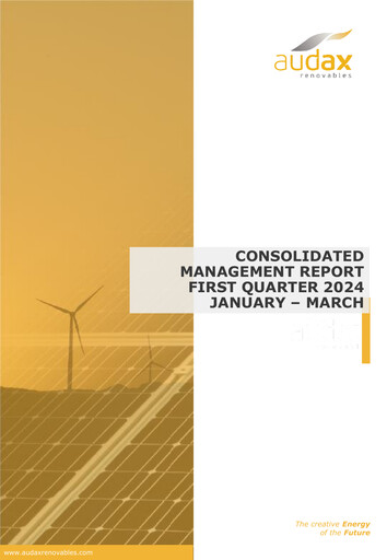 Thumbnail Audax Renovables Quarterly Report 2024-q1