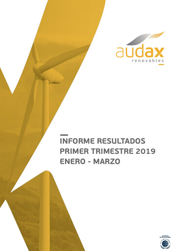 Thumbnail Audax Renovables Quarterly Report 2019-q1