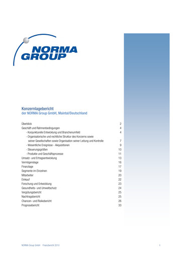 Thumbnail Norma Group Annual Report 2010