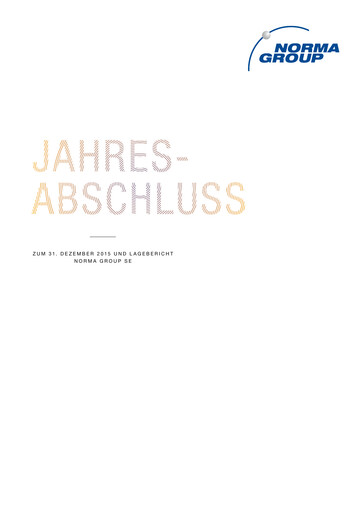 Thumbnail Norma Group Financial Statement 2015