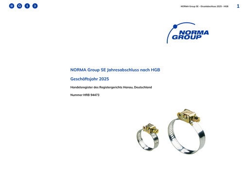 Thumbnail Norma Group Financial Statement 2025