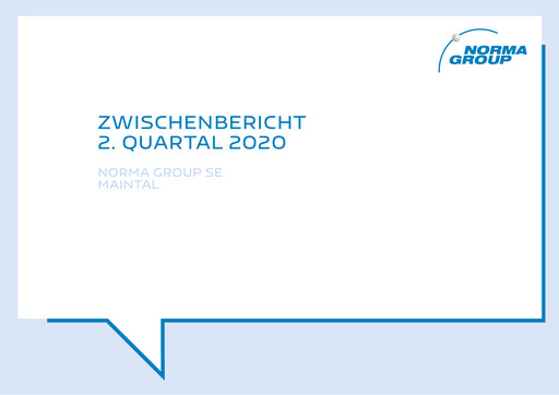 Thumbnail Norma Group Half-year Report 2020-h1