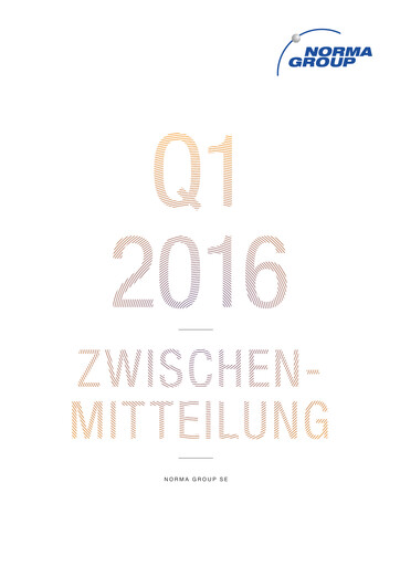 Thumbnail Norma Group Quarterly Report 2016-q1