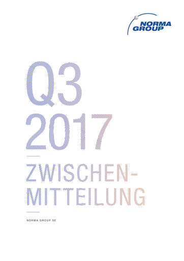 Thumbnail Norma Group Quarterly Report 2017-q3