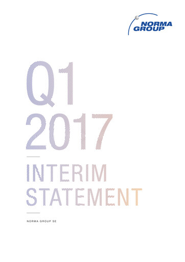 Thumbnail Norma Group Quarterly Report 2017-q1