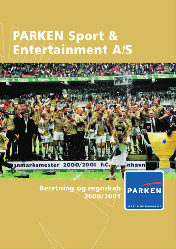 Thumbnail Parken Sport (F.C. Copenhagen) Annual Report 2001