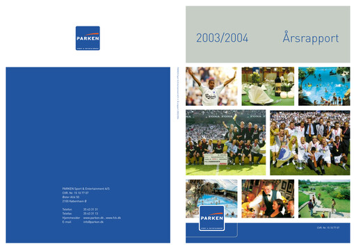 Thumbnail Parken Sport (F.C. Copenhagen) Annual Report 2004