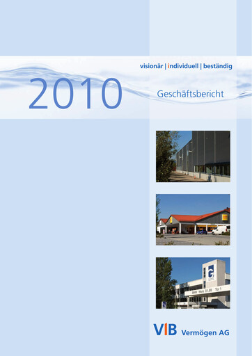 Thumbnail VIB Vermögen Annual Report 2010