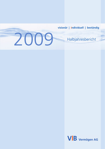 Thumbnail VIB Vermögen Half-year Report 2009-h1