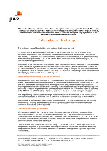 Thumbnail (DIA) Distribuidora Internacional de Alimentación ESG Report 2021