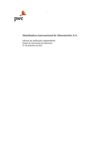 Thumbnail (DIA) Distribuidora Internacional de Alimentación ESG Report 2021