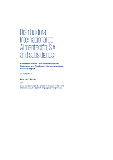 Thumbnail (DIA) Distribuidora Internacional de Alimentación Half-year Report 2017-h1