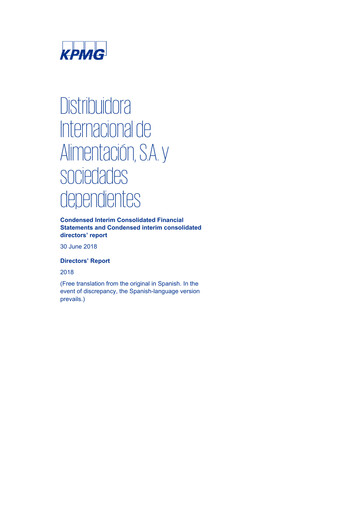 Thumbnail (DIA) Distribuidora Internacional de Alimentación Half-year Report 2018-h1