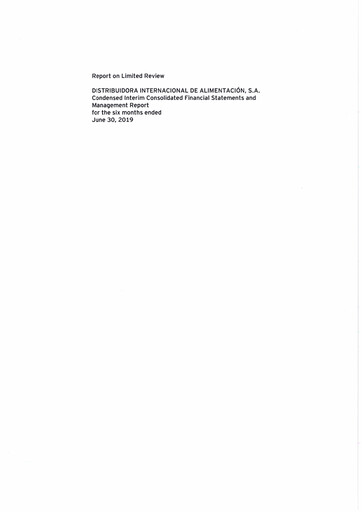 Thumbnail (DIA) Distribuidora Internacional de Alimentación Half-year Report 2019-h1